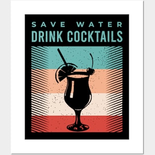 Drinking Gifts and Party Costumes for a Lover of Cocktails Posters and Art